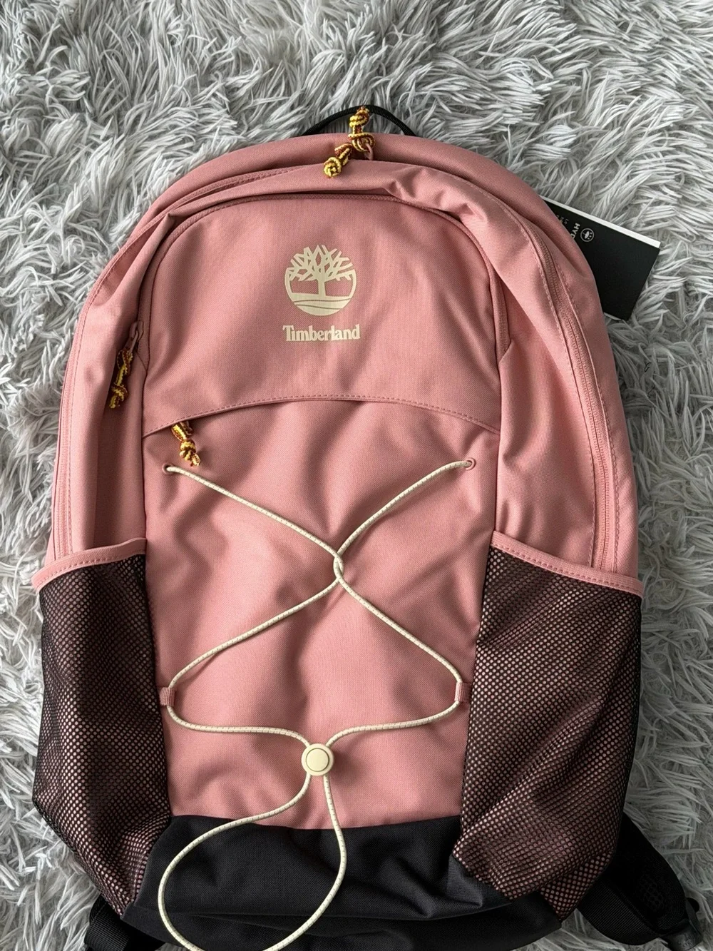 Timberland Rose Pink Daypack with Contrast Panels